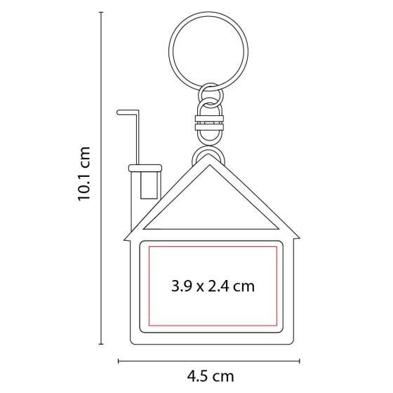 LLAVERO FLEXÓMETRO CASITA
